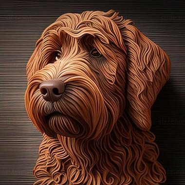 3D модель Собака породы барбет (STL)